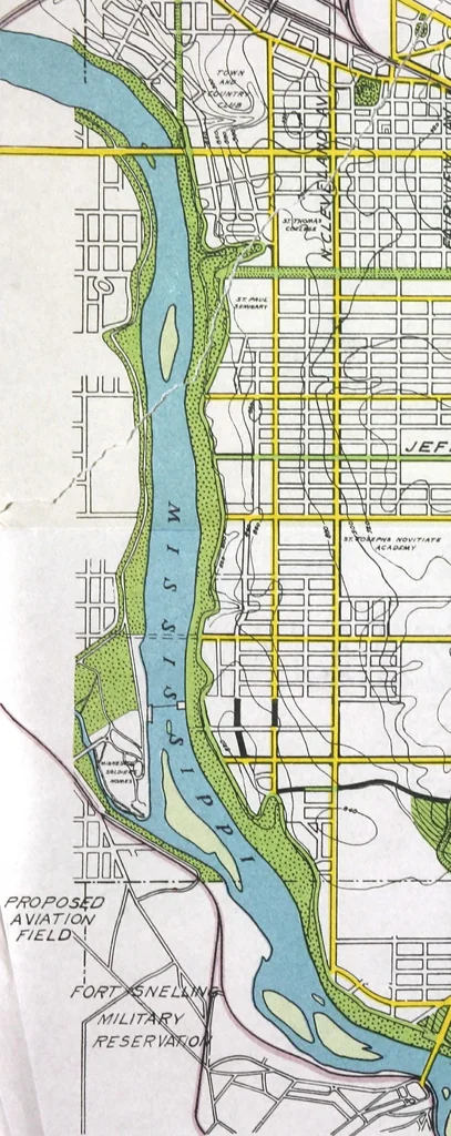 An illustration from Plan of Saint Paul, the capital city of Minnesota, 1922, leaf 94