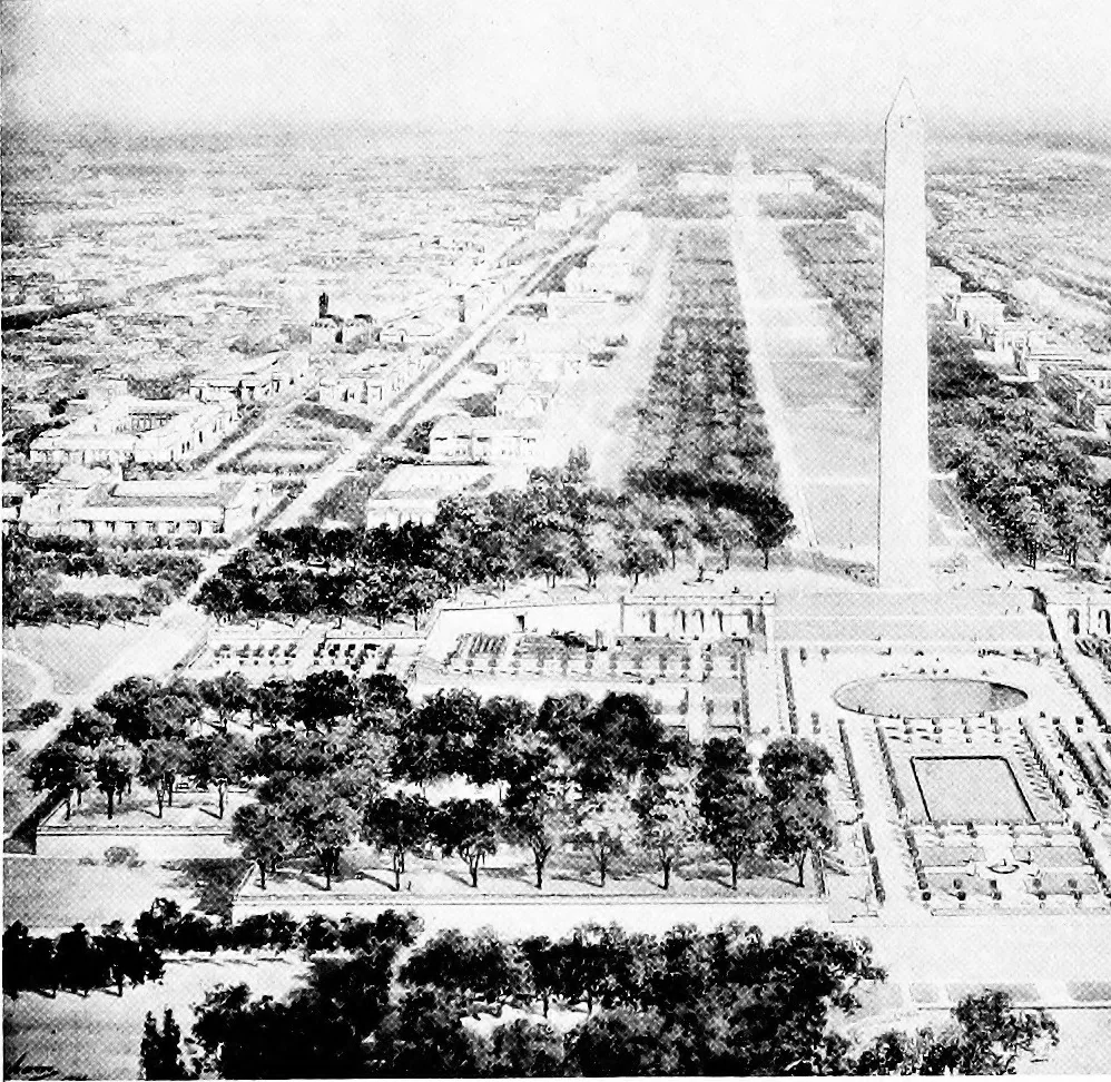 An illustration from The development of Washington with special reference to the Lincoln memorial, 1911, leaf 19