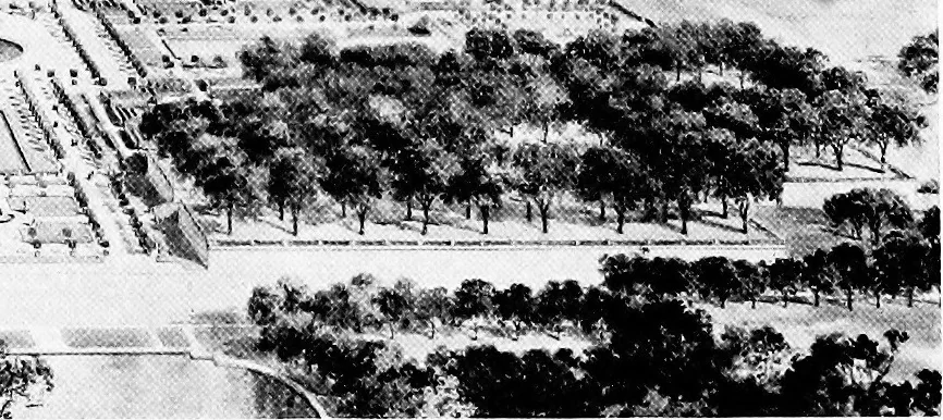 An illustration from The development of Washington with special reference to the Lincoln memorial, 1911, leaf 19