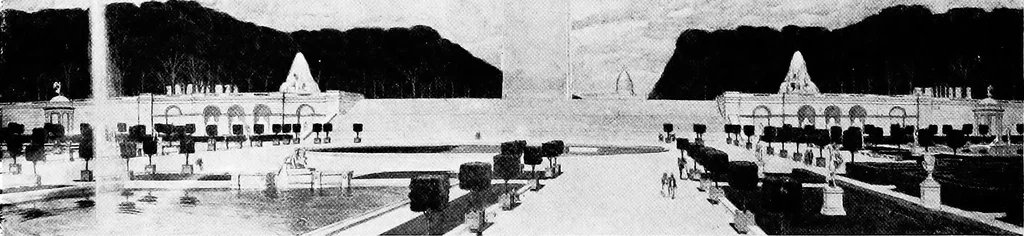 An illustration from The development of Washington with special reference to the Lincoln memorial, 1911, leaf 23