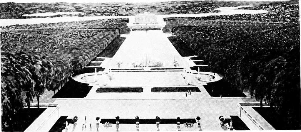 An illustration from The development of Washington with special reference to the Lincoln memorial, 1911, leaf 31