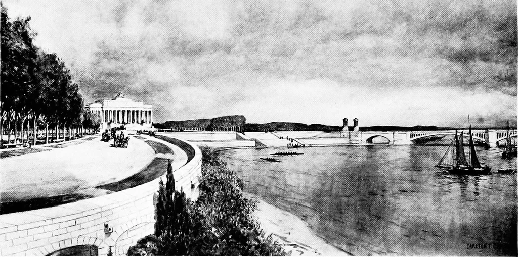 An illustration from The development of Washington with special reference to the Lincoln memorial, 1911, leaf 35