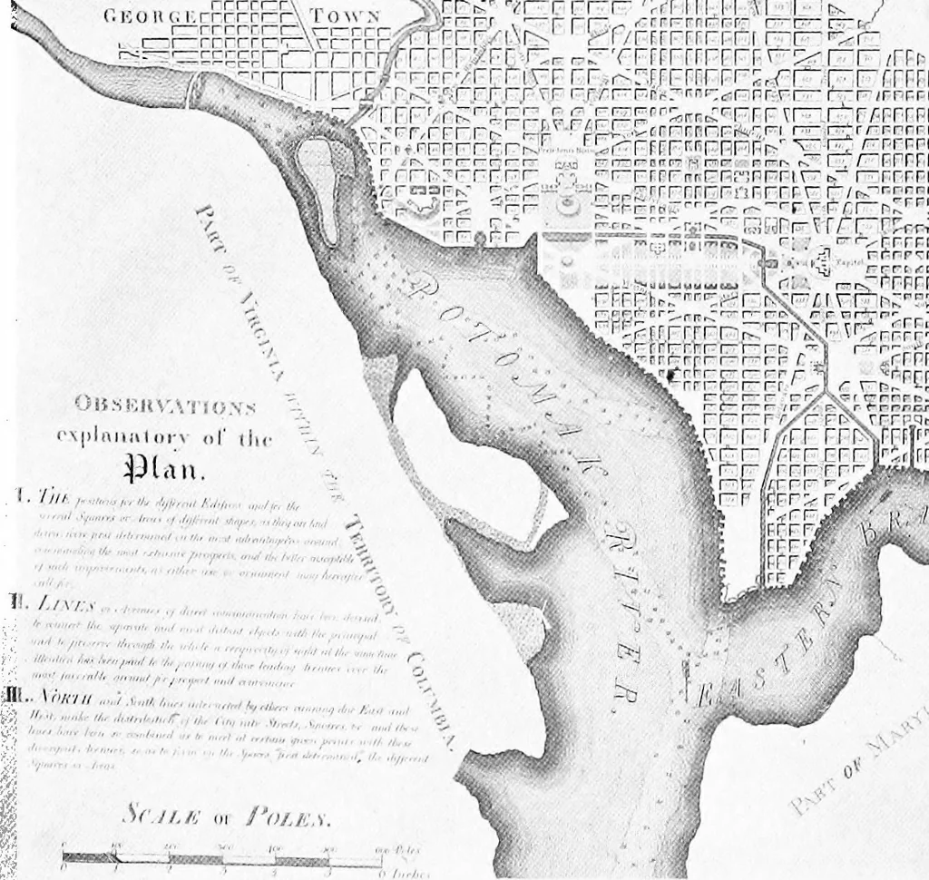 An illustration from The development of Washington with special reference to the Lincoln memorial, 1911, leaf 5