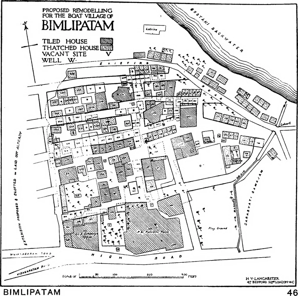An illustration from Town planning in Madras : a review of the conditions and requirements of city improvement and development in the Madras Presidency, 1918, leaf 103