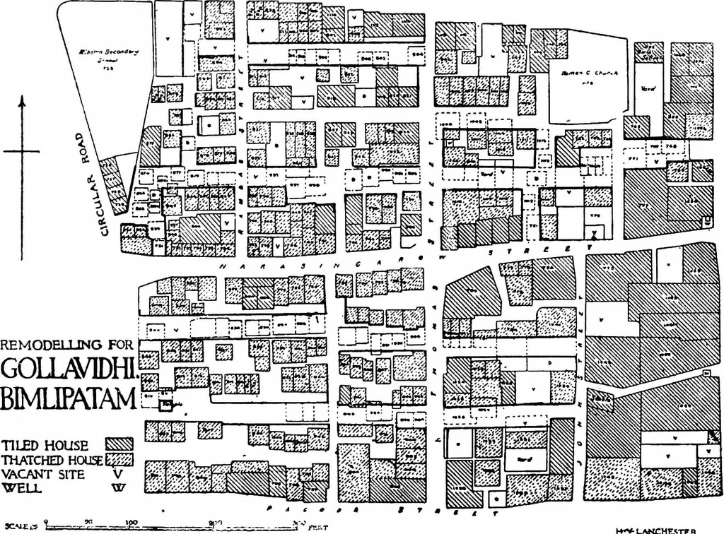 An illustration from Town planning in Madras : a review of the conditions and requirements of city improvement and development in the Madras Presidency, 1918, leaf 103