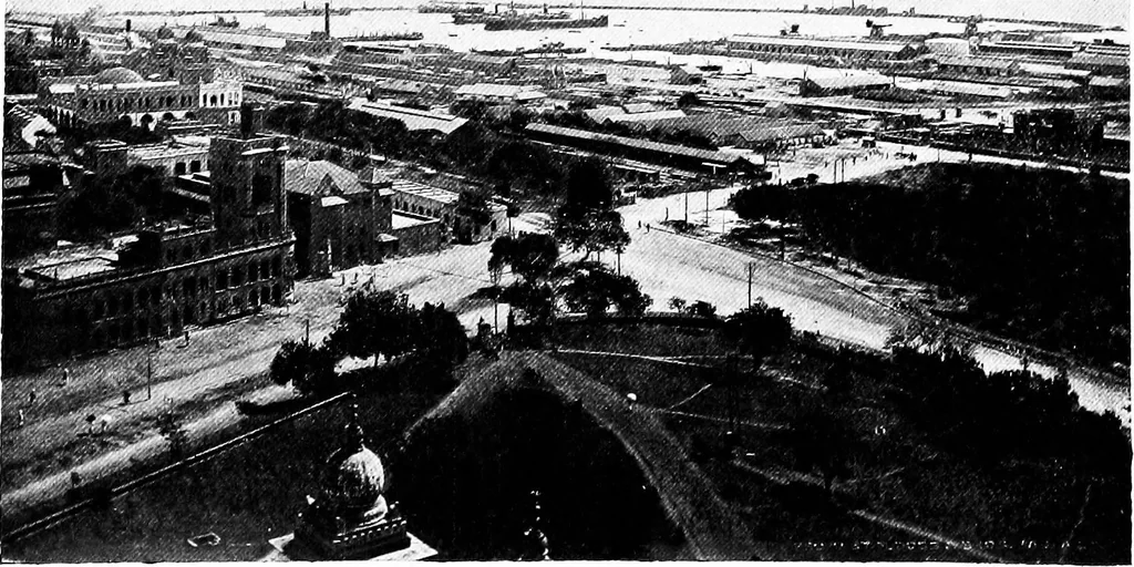 An illustration from Town planning in Madras : a review of the conditions and requirements of city improvement and development in the Madras Presidency, 1918, leaf 174