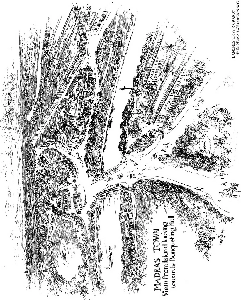 An illustration from Town planning in Madras : a review of the conditions and requirements of city improvement and development in the Madras Presidency, 1918, leaf 180