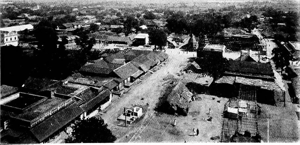An illustration from Town planning in Madras : a review of the conditions and requirements of city improvement and development in the Madras Presidency, 1918, leaf 22