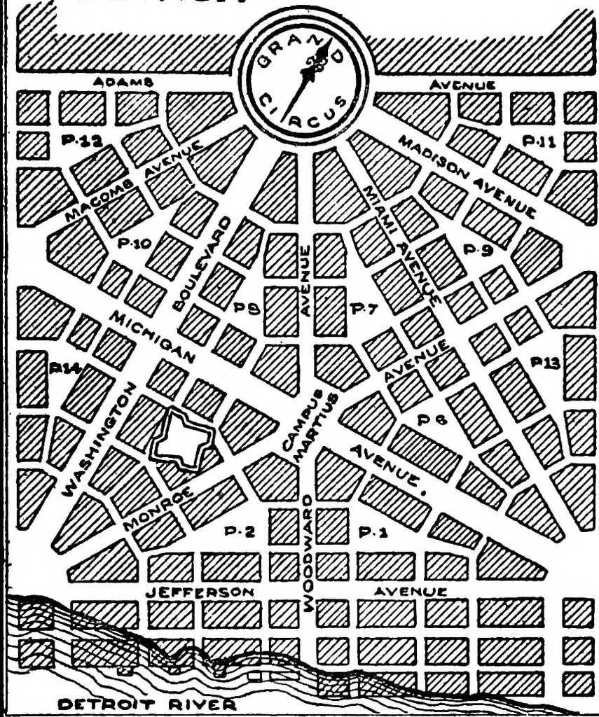 An illustration from Town planning in Madras : a review of the conditions and requirements of city improvement and development in the Madras Presidency, 1918, leaf 48