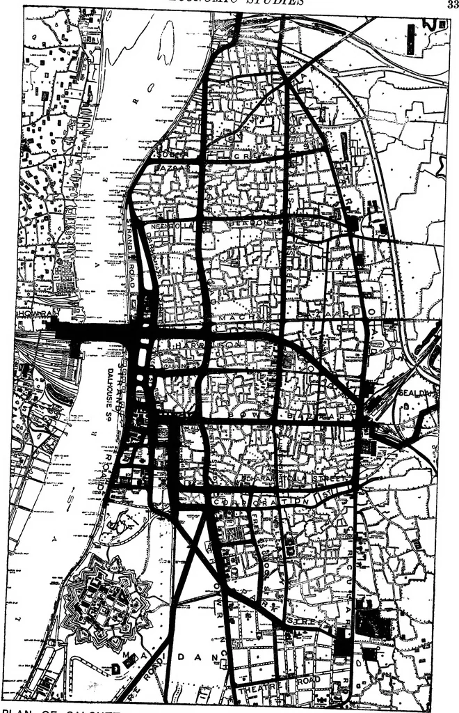 An illustration from Town planning in Madras : a review of the conditions and requirements of city improvement and development in the Madras Presidency, 1918, leaf 70