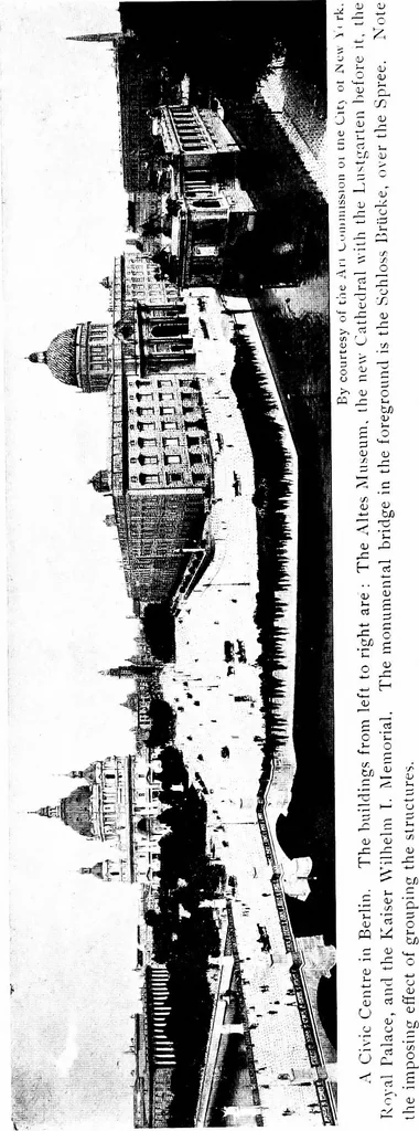 An illustration from Modern civic art; or, The city made beautiful, 1918, leaf 100