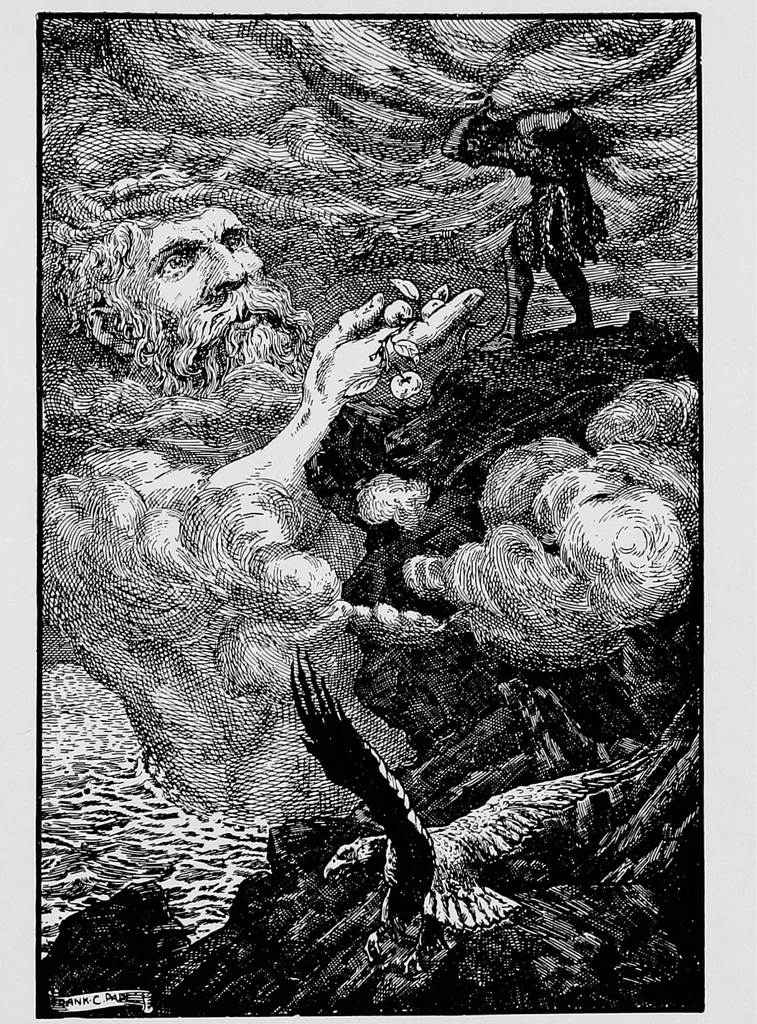 An illustration from The stars and their stories; a book for young people, 1913, leaf 198