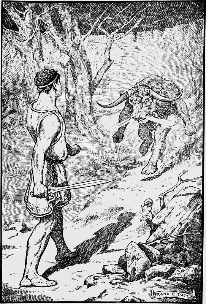 An illustration from The stars and their stories; a book for young people, 1913, leaf 216