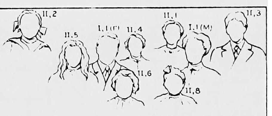 An illustration from Heredity of skin color in negro-white crosses, 1913, leaf 137