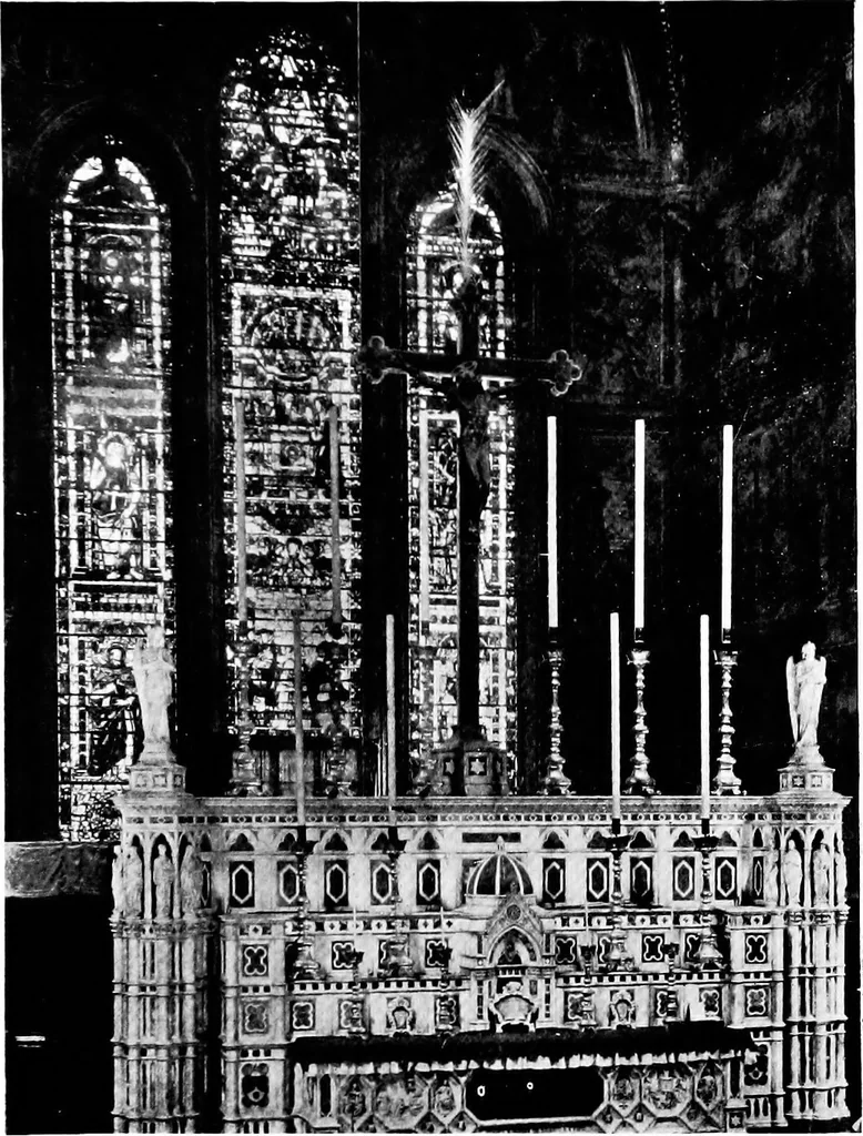 An illustration from A stained glass tour in Italy, 1913, leaf 133