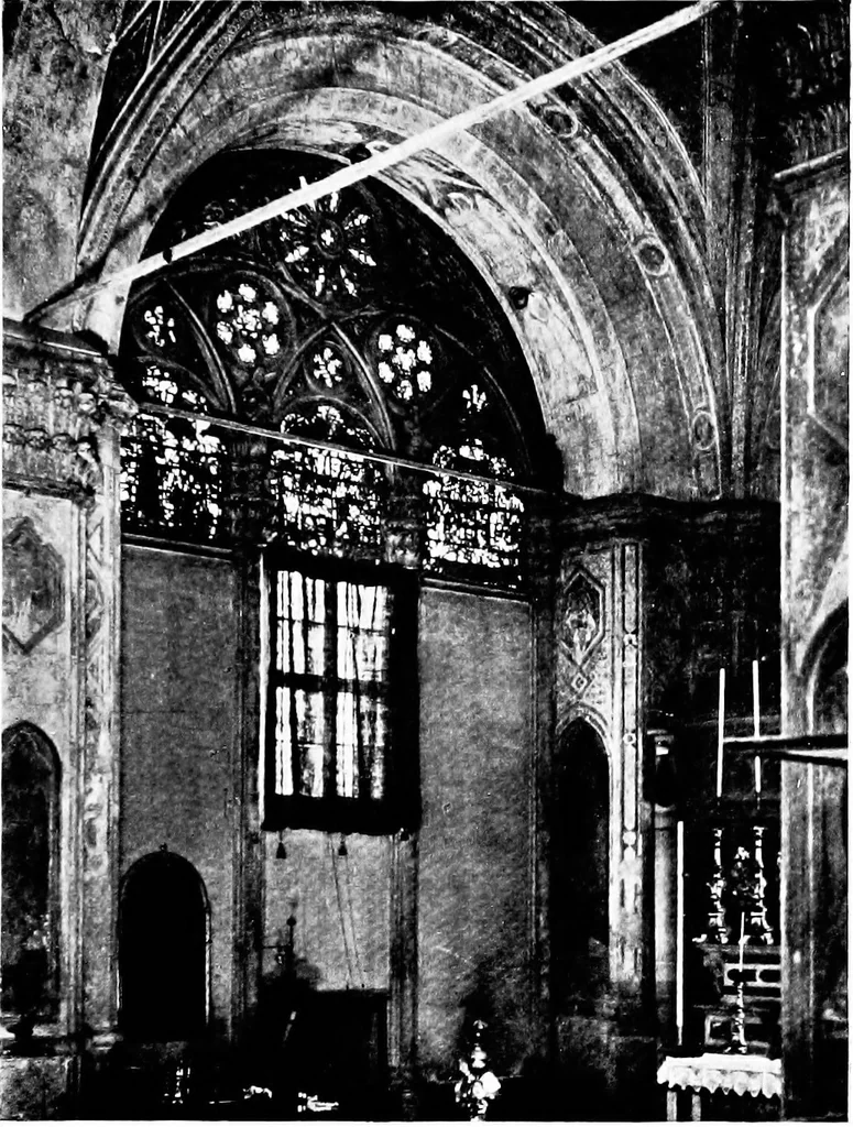An illustration from A stained glass tour in Italy, 1913, leaf 143