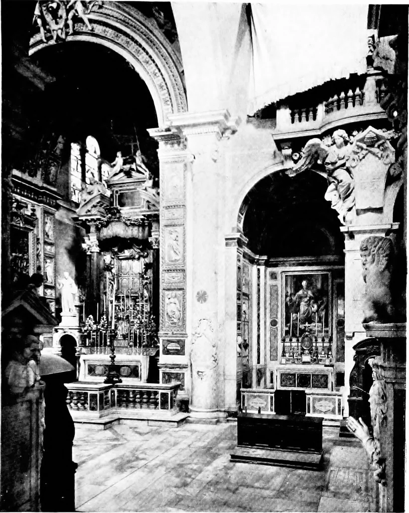 An illustration from A stained glass tour in Italy, 1913, leaf 71