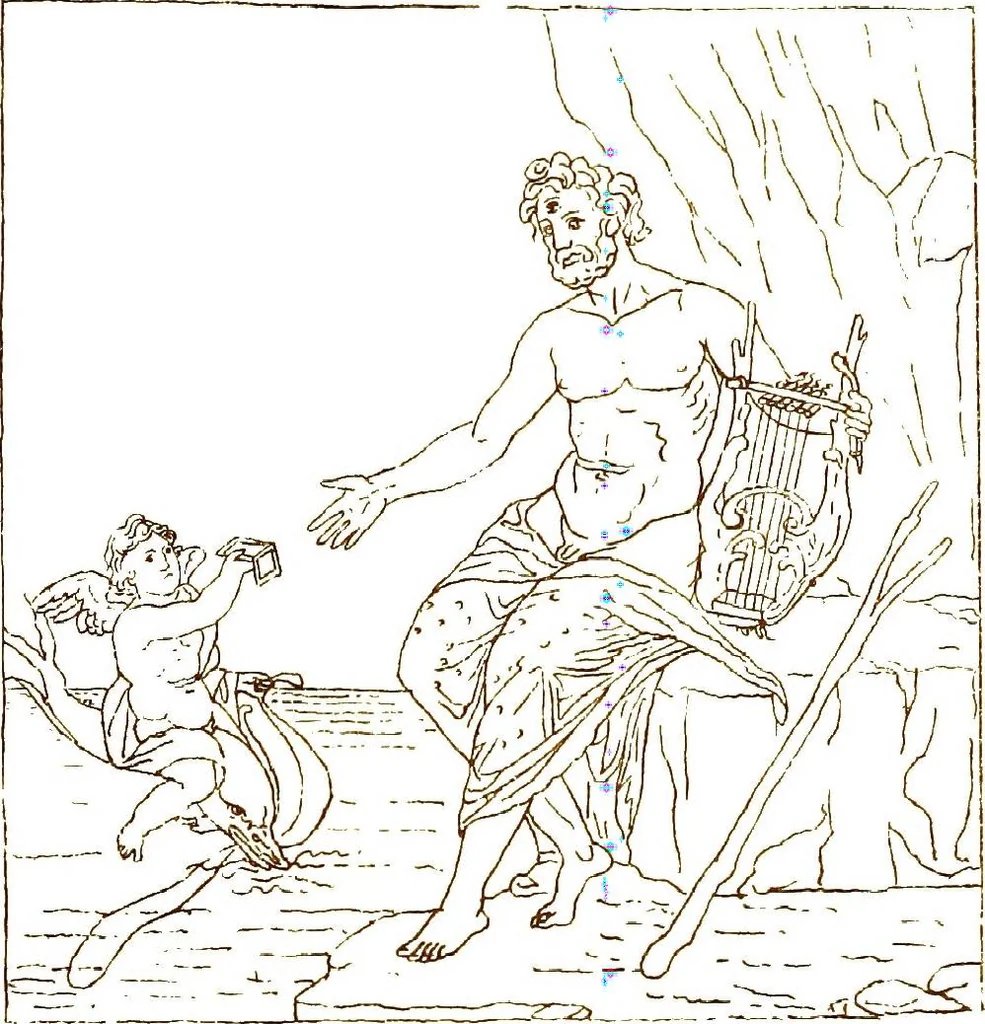 An illustration from Myths of the Odyssey in art and literature, 1882, leaf 102