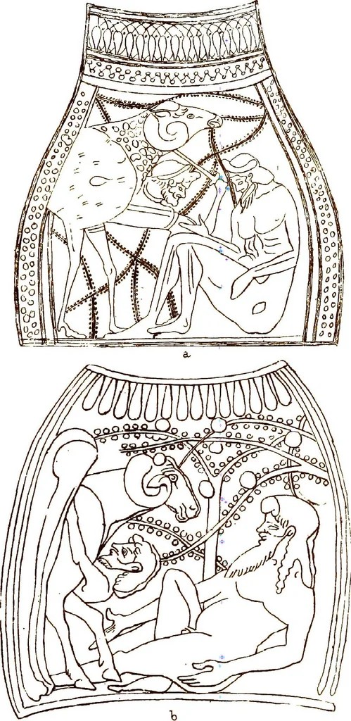 An illustration from Myths of the Odyssey in art and literature, 1882, leaf 12