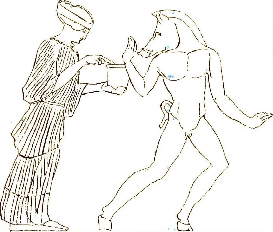 An illustration from Myths of the Odyssey in art and literature, 1882, leaf 152