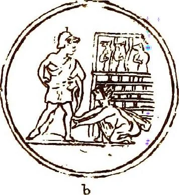 An illustration from Myths of the Odyssey in art and literature, 1882, leaf 174