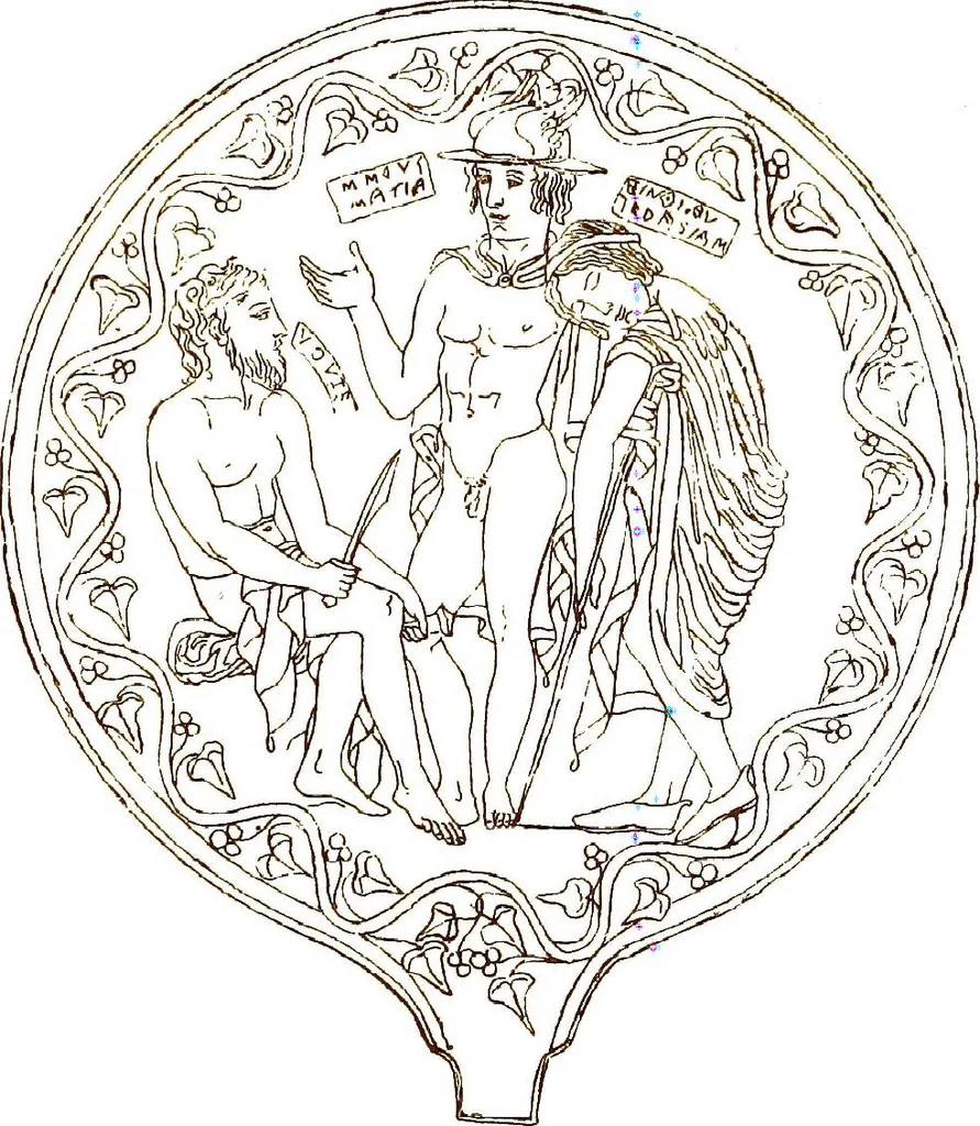 An illustration from Myths of the Odyssey in art and literature, 1882, leaf 220