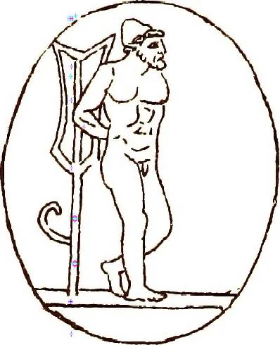 An illustration from Myths of the Odyssey in art and literature, 1882, leaf 226