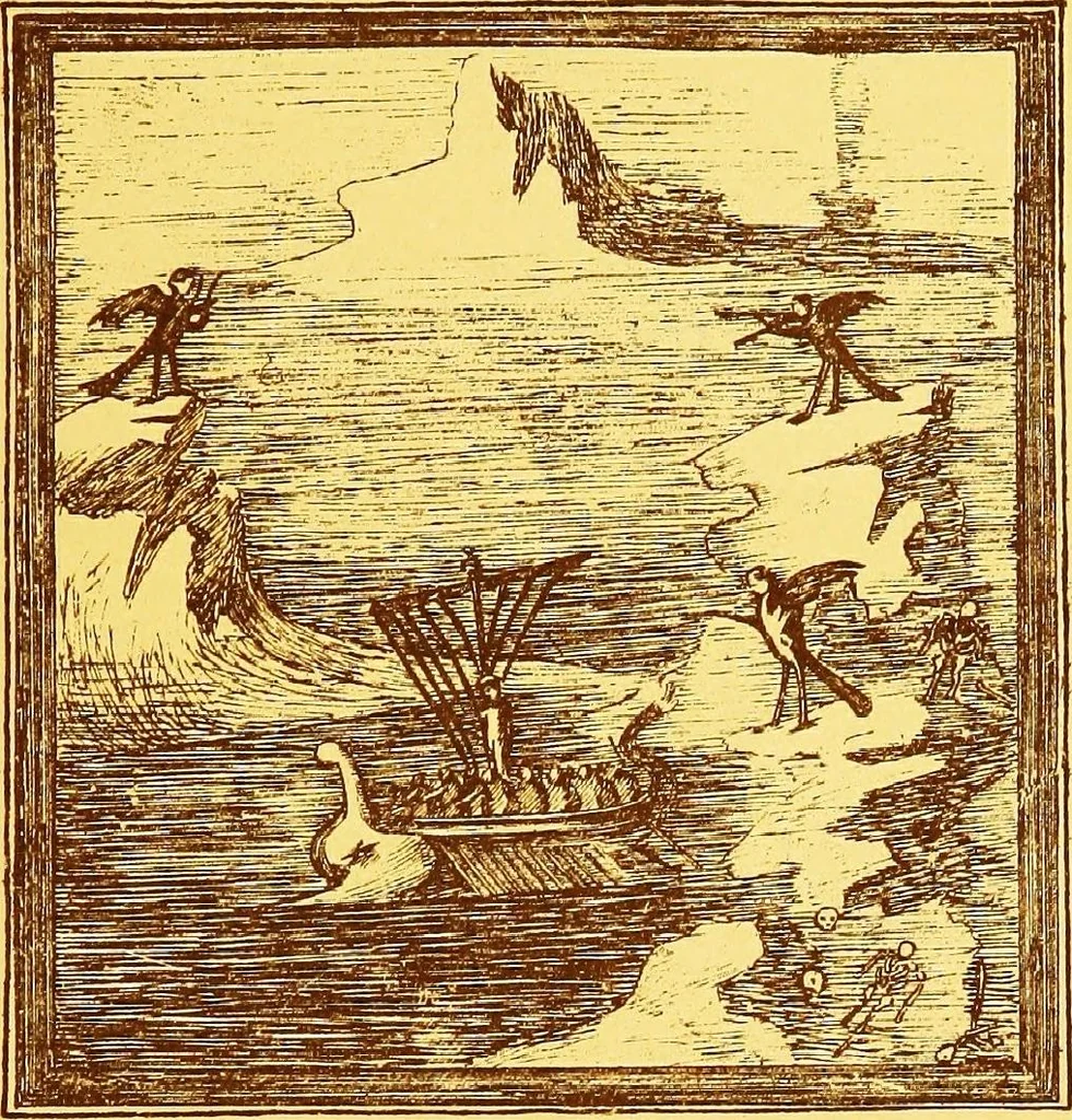 An illustration from Myths of the Odyssey in art and literature, 1882, leaf 290