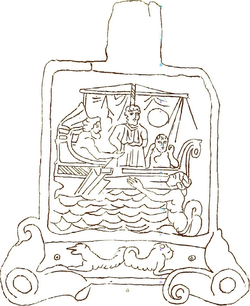 An illustration from Myths of the Odyssey in art and literature, 1882, leaf 322