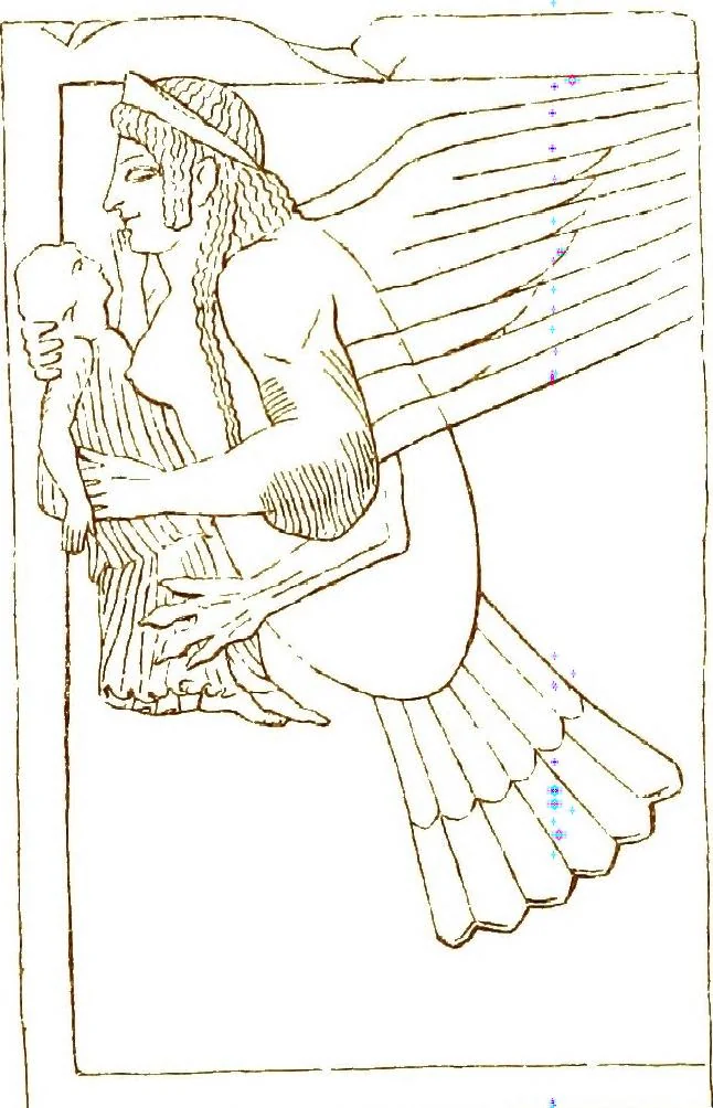 An illustration from Myths of the Odyssey in art and literature, 1882, leaf 336
