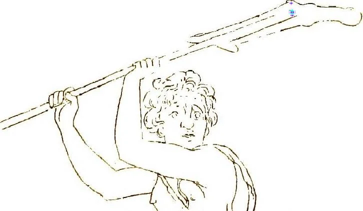 An illustration from Myths of the Odyssey in art and literature, 1882, leaf 352