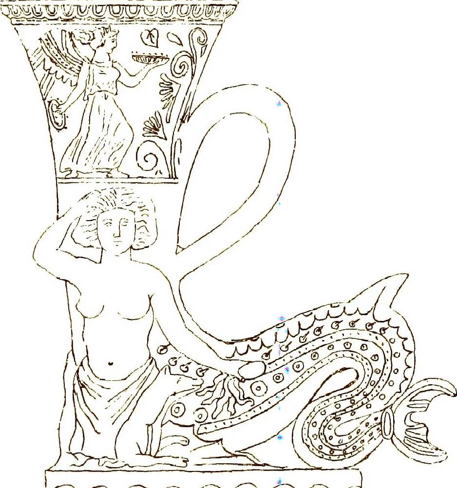 An illustration from Myths of the Odyssey in art and literature, 1882, leaf 360