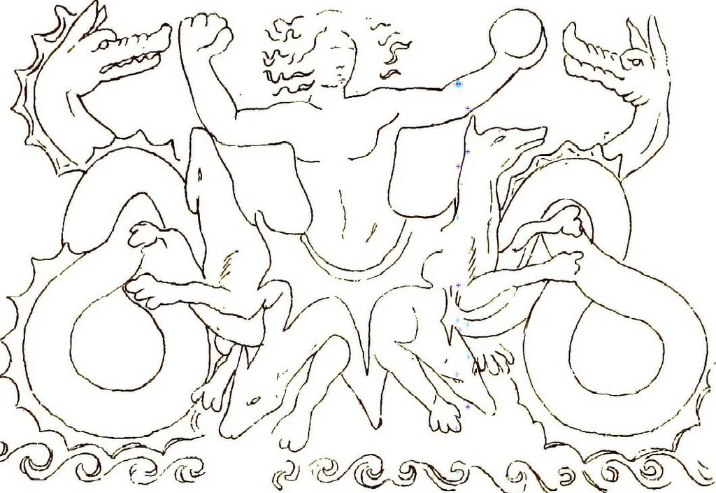 An illustration from Myths of the Odyssey in art and literature, 1882, leaf 364