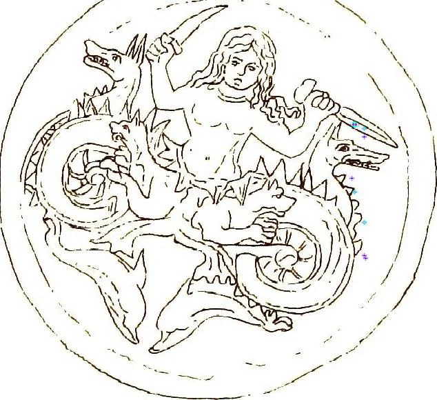 An illustration from Myths of the Odyssey in art and literature, 1882, leaf 364