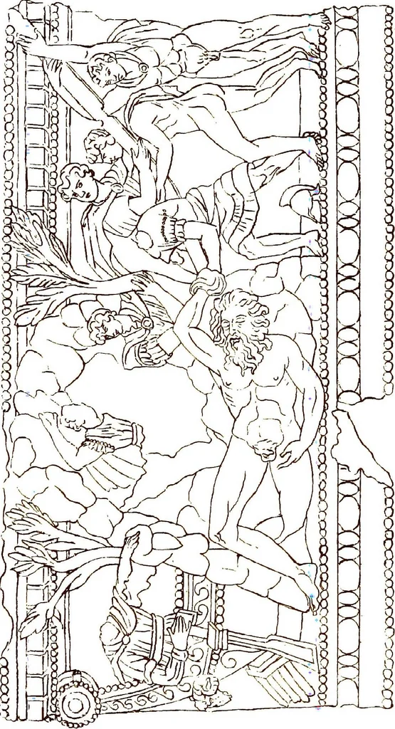 An illustration from Myths of the Odyssey in art and literature, 1882, leaf 50