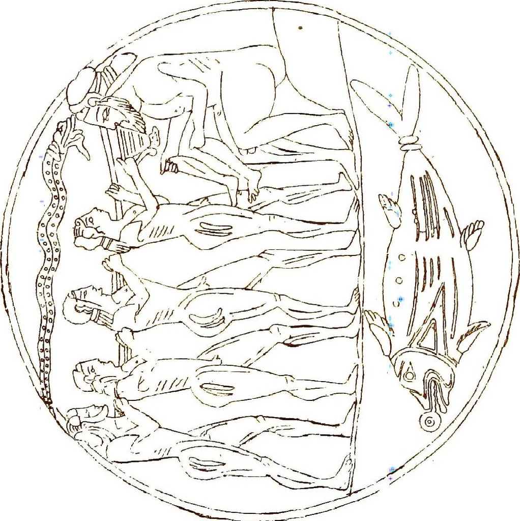 An illustration from Myths of the Odyssey in art and literature, 1882, leaf 58