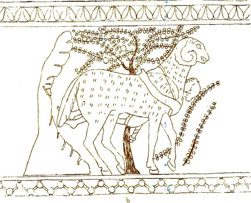 An illustration from Myths of the Odyssey in art and literature, 1882, leaf 62