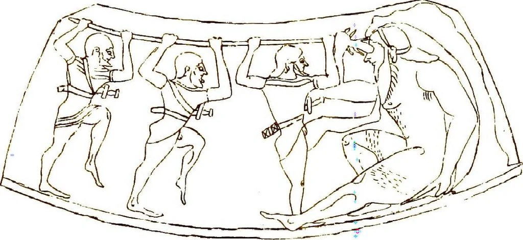 An illustration from Myths of the Odyssey in art and literature, 1882, leaf 76