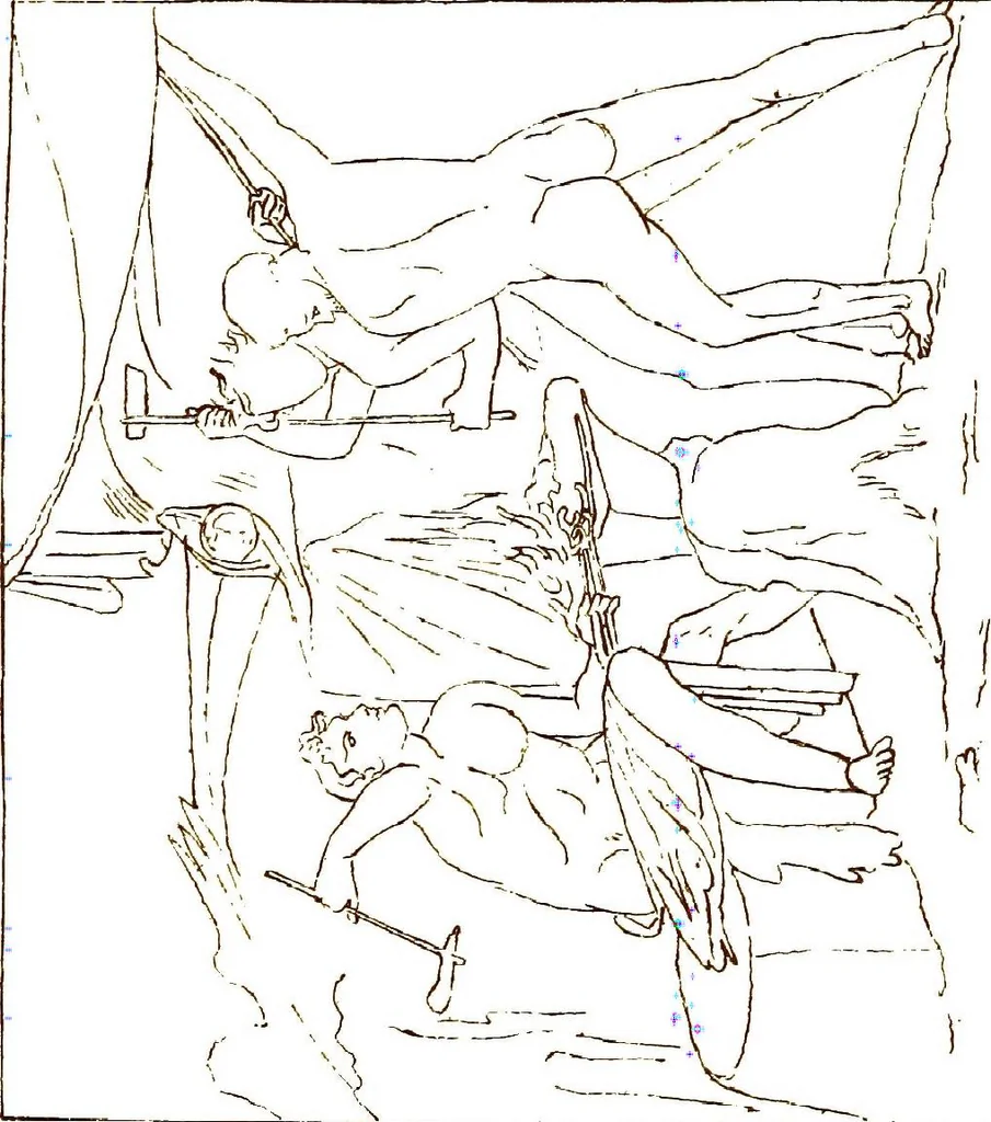An illustration from Myths of the Odyssey in art and literature, 1882, leaf 82