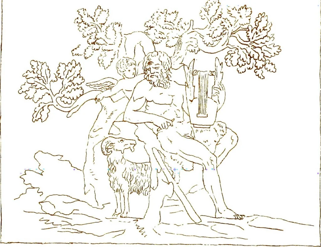 An illustration from Myths of the Odyssey in art and literature, 1882, leaf 92