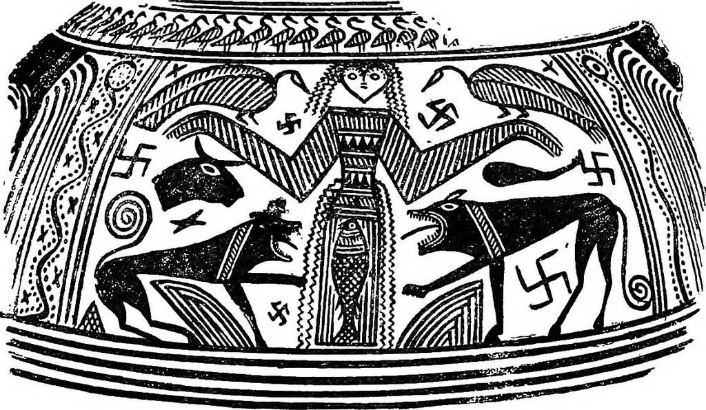 An illustration from Ancient Greece; a sketch of its art, literature & philosophy viewed in connexion with its external history from earliest times to the age of Alexander the Great, 1913, leaf 111