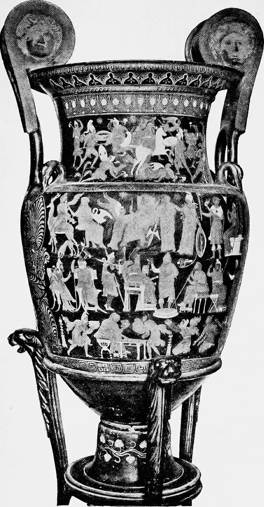 An illustration from Ancient Greece; a sketch of its art, literature & philosophy viewed in connexion with its external history from earliest times to the age of Alexander the Great, 1913, leaf 343