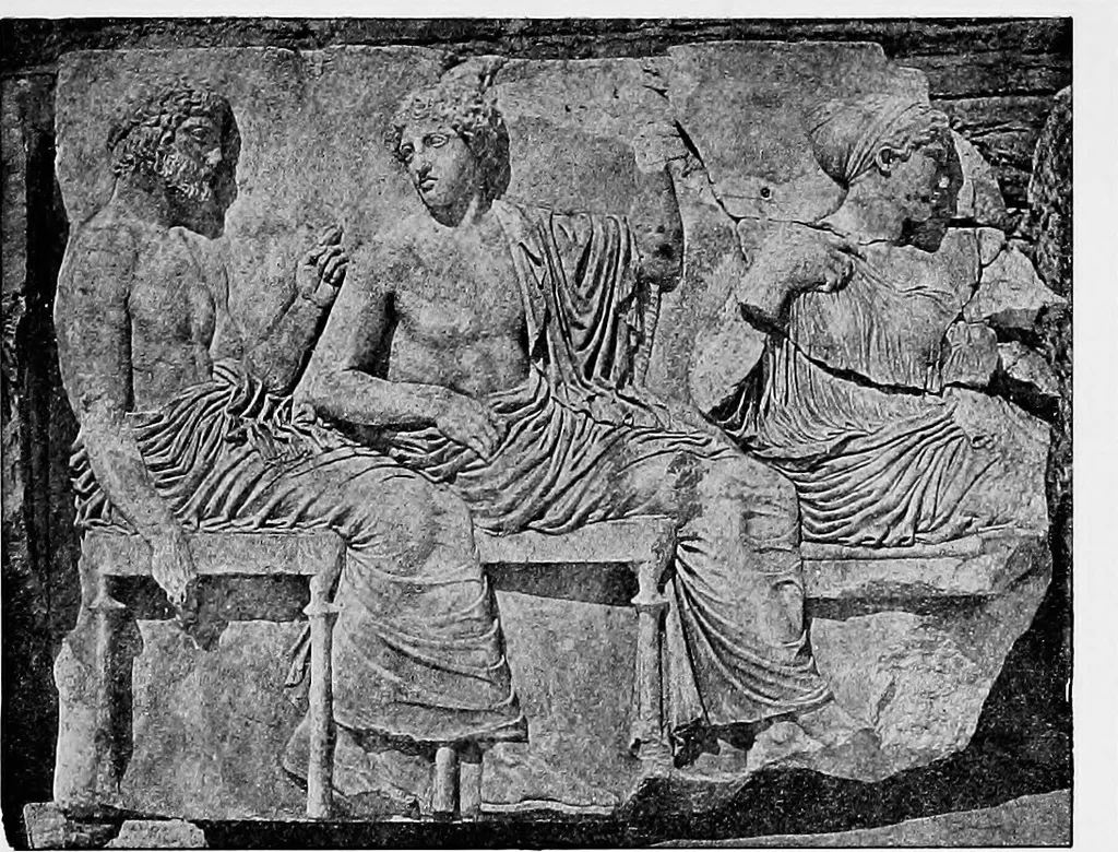 An illustration from Ancient Greece; a sketch of its art, literature & philosophy viewed in connexion with its external history from earliest times to the age of Alexander the Great, 1913, leaf 407