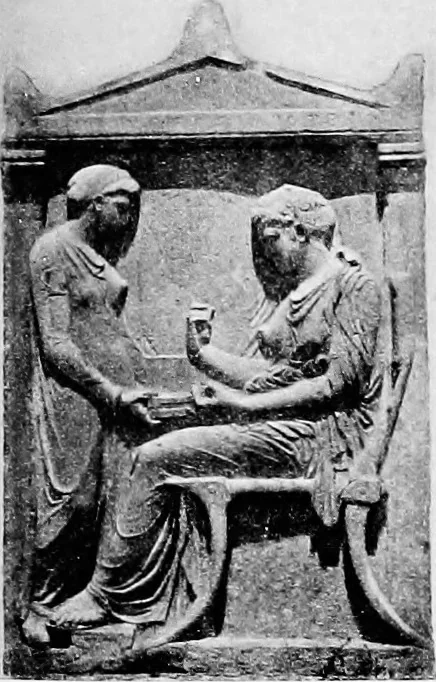 An illustration from Ancient Greece; a sketch of its art, literature & philosophy viewed in connexion with its external history from earliest times to the age of Alexander the Great, 1913, leaf 533
