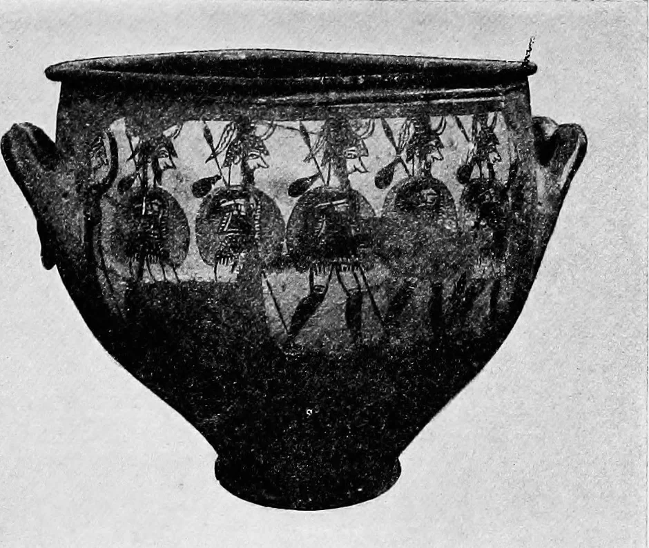 An illustration from Ancient Greece; a sketch of its art, literature & philosophy viewed in connexion with its external history from earliest times to the age of Alexander the Great, 1913, leaf 60