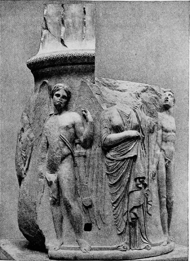 An illustration from Ancient Greece; a sketch of its art, literature & philosophy viewed in connexion with its external history from earliest times to the age of Alexander the Great, 1913, leaf 601