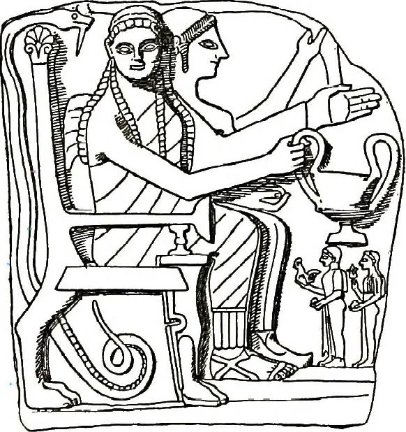 An illustration from A catalogue of the Sparta Museum, 1906, leaf 113
