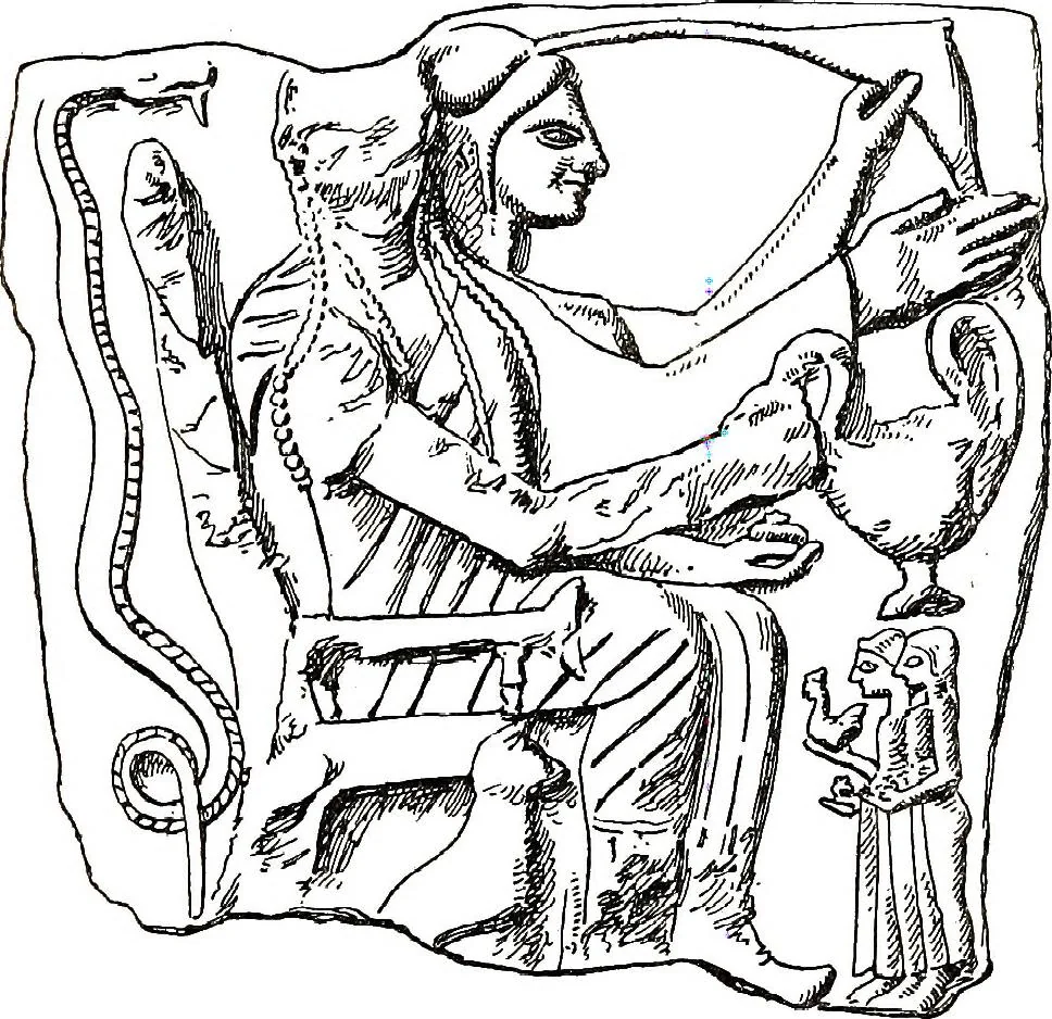 An illustration from A catalogue of the Sparta Museum, 1906, leaf 114