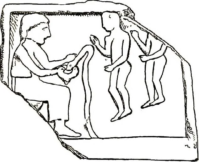 An illustration from A catalogue of the Sparta Museum, 1906, leaf 117
