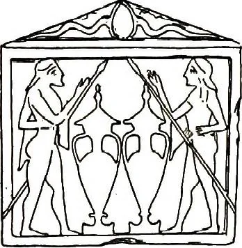 An illustration from A catalogue of the Sparta Museum, 1906, leaf 202